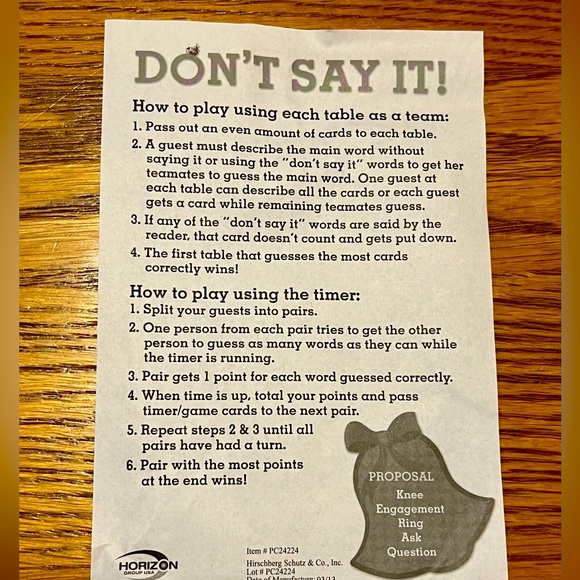 BRIDAL SHOWER GAME LOT (3) Games + Confetti 💗 - Picture 3 of 9